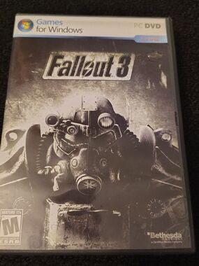 Fallout 3 PC Video Game PC DVD Games For Windows 2008 w/ Dwellers Survival Guide